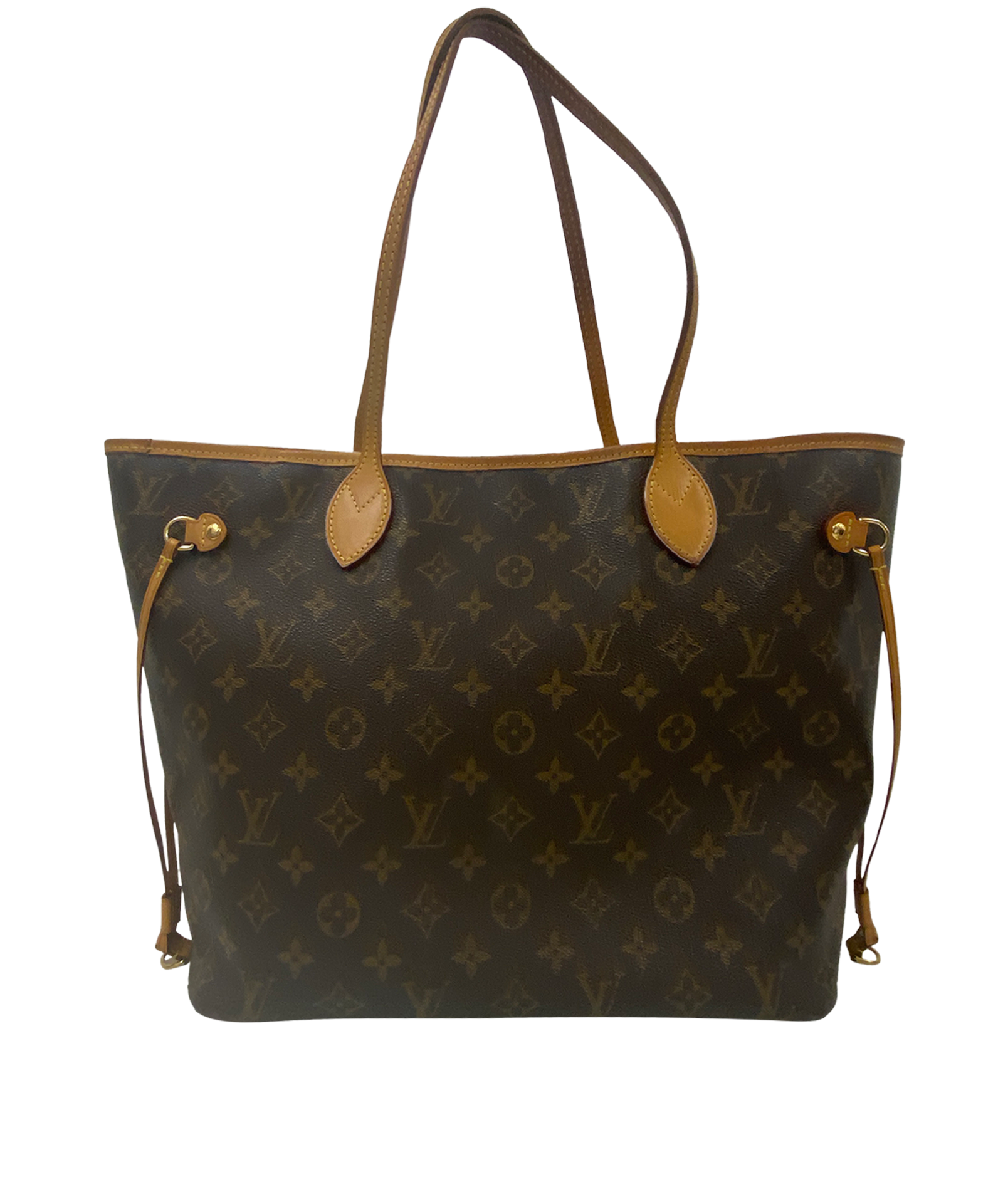 Neverfull, 790&euro;, Bolso, Beige/Marrón, Canvas - General, Vista trasera